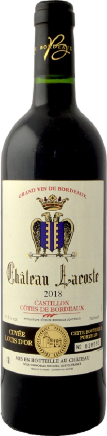 Château Lacoste | Castillon-Côtes de Bordeaux Cuvée Louis d'Or 2018